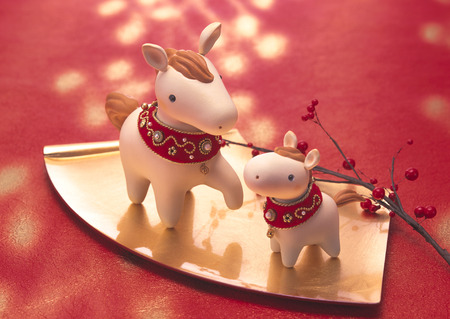 Ornament of horseの写真素材