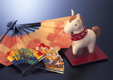 Ornament of horseの写真素材