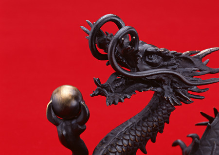 Ornament of dragonの写真素材