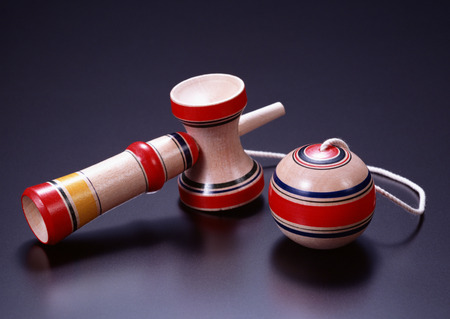 Cup and ballの写真素材