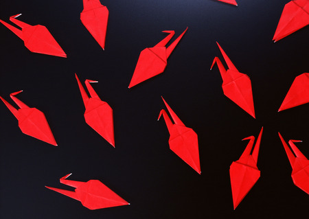 Paper craneの写真素材