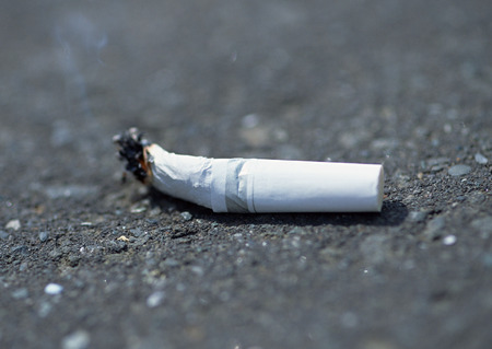 Cigarette Buttの写真素材