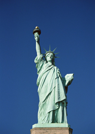 The Statue of Libertyの写真素材