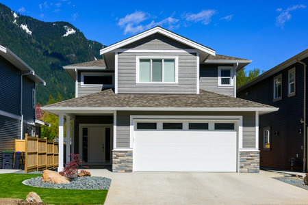 House on the final stage of constructionの写真素材