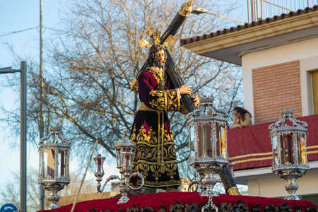 Cordoba, Spain - April 26, 2018: Easter Monday Processions in Cordoba Semana Santa, Andalucia, Spainのeditorial素材