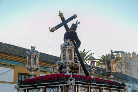 Cordoba, Spain - April 26, 2018: Easter Monday Processions in Cordoba Semana Santa, Andalucia, Spain