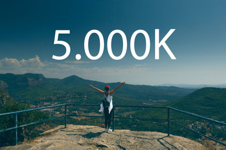 Woman taking in natural light with her circadian rhythm.の写真素材