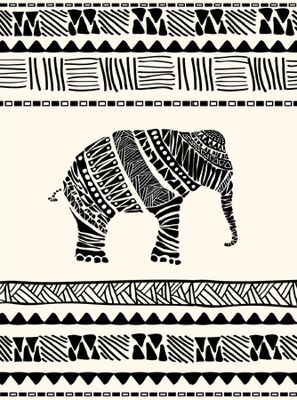 Vintage pattern designのイラスト素材