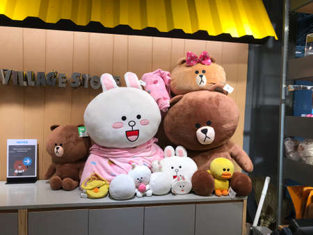 Line Village Bearsのeditorial素材