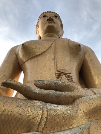 Wat Phikulthong temple Bangkokの写真素材