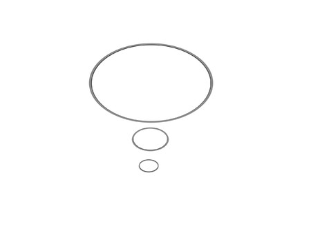 3D isolated thinking bubbleの写真素材