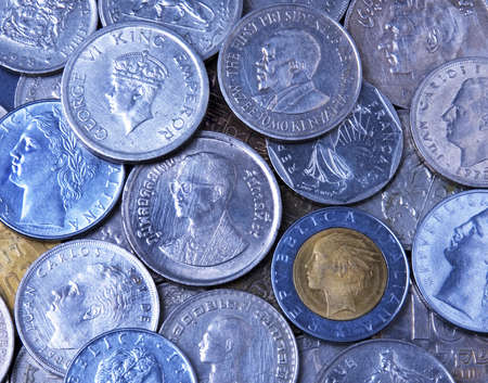international coins, currency
