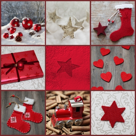 Mosaic Christmas greeting cardの写真素材