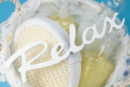 Spa promotion for a wellness conceptの写真素材