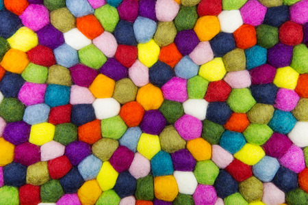 Coloredl felt background for creative items and concepts.