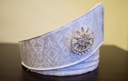 Tanjak A Malay Wedding Headgearの写真素材