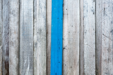 Abstract blue wooden plank with grey wooden planks.の写真素材