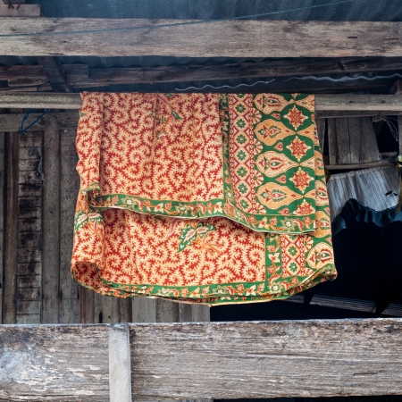 Batik Sarong Hangingの写真素材