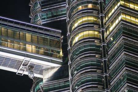 Petronas Twin Tower, Kuala Lumpur, Malaysiaのeditorial素材