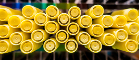 Circular Patterns of a pen coverの写真素材