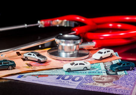 Financial Health/Hire Purchase Cars/Insurance Concept - Ringgit Malaysia