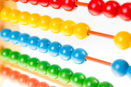 Abacus on isolated white Abacus on isolated white