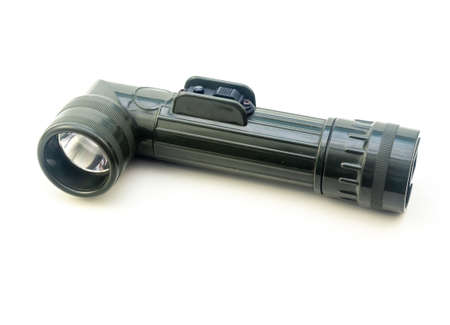Green angle  army torch on white background
