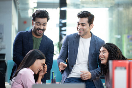 Group of business people working together in modern office. Business people concept.