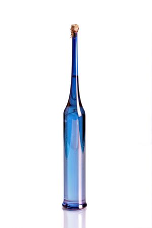 Sophisticated Blue bottleの写真素材