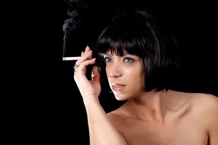 cigarette breakの写真素材