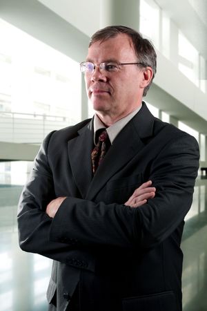 executive proud of his workの写真素材