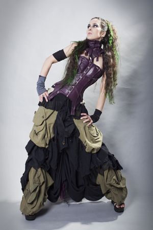 stylish fashion dressの写真素材