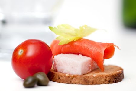 elegant appetizerの写真素材