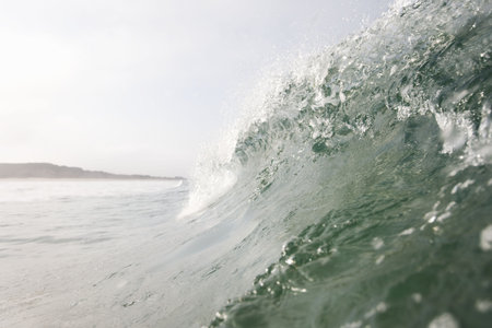 The crest of a waveの写真素材