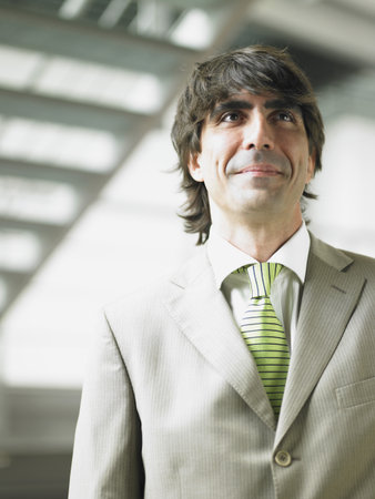 Businessman in an officeの写真素材
