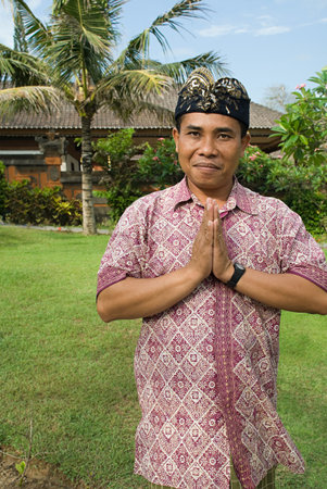 Balinese manの写真素材