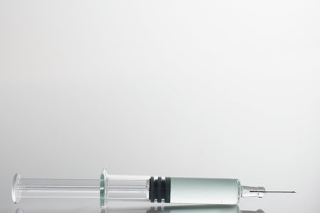 Medical syringeの写真素材