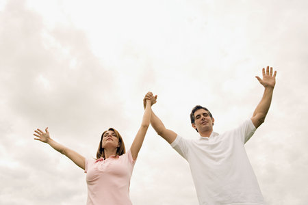 Spiritual coupleの写真素材