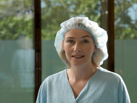 Portrait of a patientの写真素材