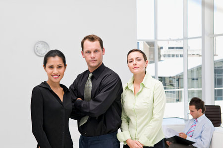 Business people in an officeの写真素材