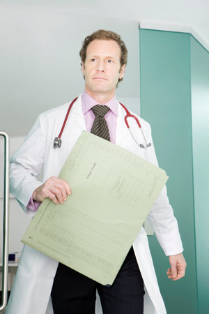 A doctor with some notes