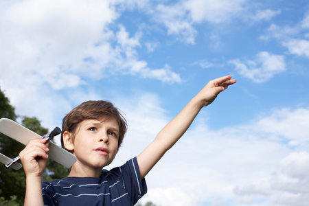 Kids in Gardenの写真素材