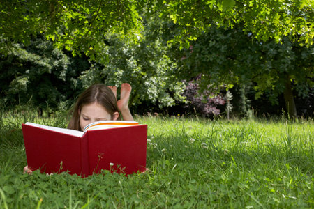 Kids in Gardenの写真素材