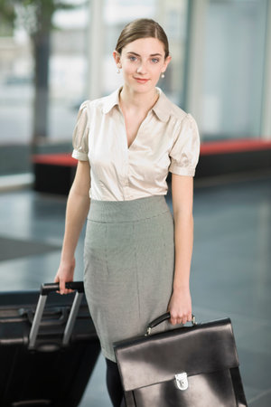 Portrait of a young womanの写真素材