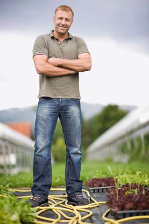 Farming vegetables and fruitsの写真素材