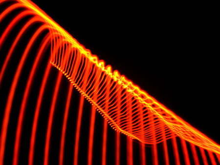 Light stripesの写真素材