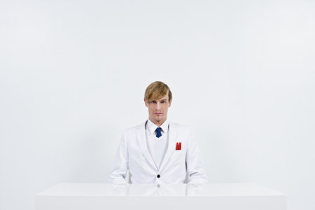 Portrait of a businessmanの写真素材