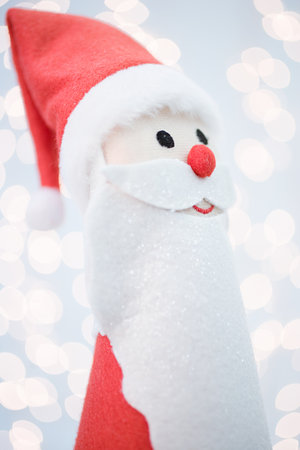 Santa toy background.の写真素材