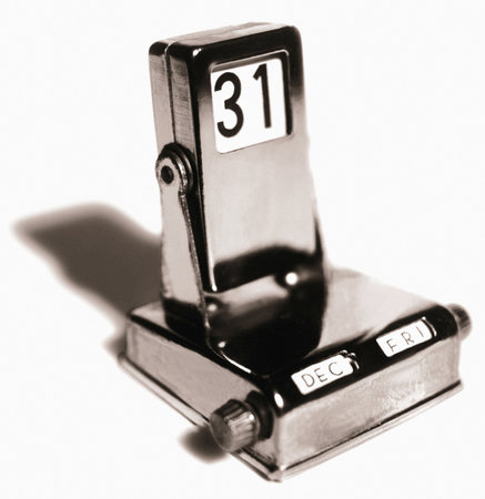 Metal calendar background.の写真素材