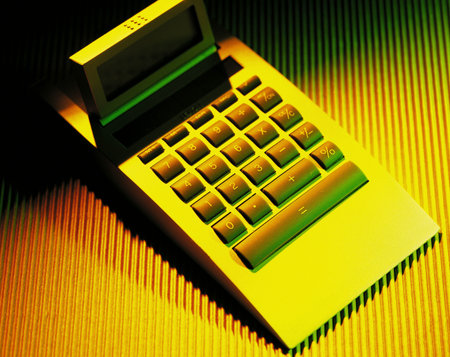 Calculator background.の写真素材